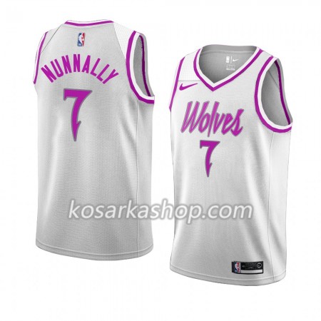 Dres Minnesota Timberwolves James Nunnally 7 Nike 2018-19 Bijela Swingman